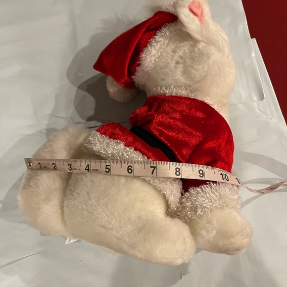 White CAT Aristocats marie stuffed animal Disney Store Plush Christmas 12” TOY - Picture 2 of 14